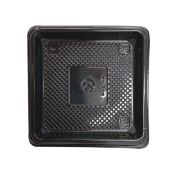 Упаковка для торта [дно] 90х90х5 [80х80х5] мм, черн., ПЭТ, 960 шт/кор "Kado-Prim" РОССИЯ КД-504Д черн.