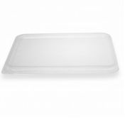 Крышка прямоугольная, 108х82х4 мм, полупрозрачная