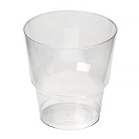 Стакан одноразовый 200 мл "Buffet", диз. "Кристалл", прозр., ПС, 6 шт/упак