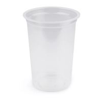 Контейнер под запайку 500 мл, 1-секц. d95х h121 мм, прозр., ПП, 39 шт/упак 936 шт/кор РОССИЯ Стакан 95.500 прозр.