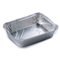 Форма алюминиевая 1-секц. 2000 мл 264х194х56 мм, без крышки, алюм., 50 шт/упак 300 шт/кор РОССИЯ R20L