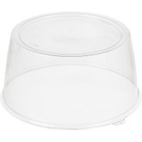 Упаковка для торта [крышка] d246хh112[d233хh108] мм, прозр., ПЭТ, 144 шт/кор "Комус" 144 шт/упак РОССИЯ Т-022/11 КН (ПЭТ)