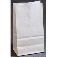 Пакет на вынос [80+50]х170 мм S без ручек, бел, бум., 600 шт/кор 600 шт/упак РОССИЯ 015-000008-001