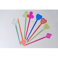 Пика 90 мм, диз. "Карты", цвет в ассорт., ПС, 400 шт/упак 20 упак/кор РОССИЯ