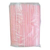 Трубочки для коктейлей 210 мм, d5 мм, диз. "Полоски", пласт. с гофроизгибом, 1000 шт/упак 12 упак/кор БЕЛАРУСЬ -