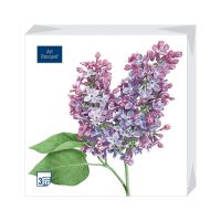 Салфетки 330х330 мм 3-сл., диз. "Сирень", разноцв., бум., 20 шт/упак "Bouquet" 12 упак/кор РОССИЯ 37379