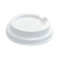 Крышка для стакана d80 мм с клапаном, бел., ПС, 100 шт/упак 1 000 шт/кор РОССИЯ 41100