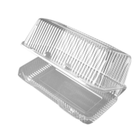 Упаковка для кондит. изделий 2500 мл, 1-секц. 248х158х92[232х127х85] мм, неразъем.крышка, прозр., ОПС, 200 шт/кор "Протэк" 200 шт/упак РОССИЯ ИП-29