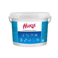 Салфетки влажные, дезинфицирующие, ведро, 300 шт/упак "Ника" 4 упак/кор РОССИЯ