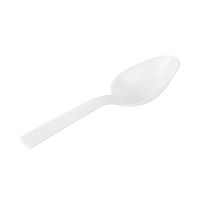 Ложка одноразовая 120 мм, бел., ПС, 3250 шт/кор 3 250 шт/упак РОССИЯ