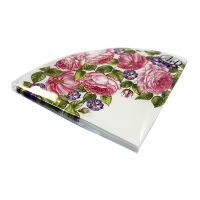 Салфетки d320 мм 3-сл., диз. "Розы", разноцв., бум., 12 шт/упак "Bouquet" 15 упак/кор РОССИЯ 42734