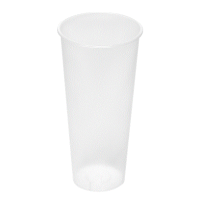 Стакан одноразовый 500 мл, диз. "Bubble Cup", прозр., матовый, ПП, 20 шт/упак 500 шт/кор РОССИЯ 1021П