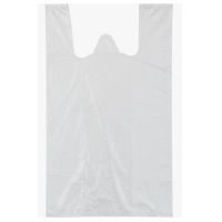 Пакет "Майка" [300+160]х600 мм 13 мкм, бел., ПНД, 100 шт/упак 14 упак/кор РОССИЯ МАЙ02597/МАЙ67167