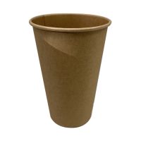 Стакан бумажный 330 мл 1 сл., d80 мм, крафт., карт., 50 шт/упак 1 000 шт/кор РОССИЯ Крафт-крафт