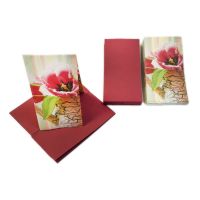 Салфетки 330х330 мм 2-сл., диз. "Натюрморт с тюльпанами микс", разноцв., бум., 20 шт/упак "Bouquet" 15 упак/кор РОССИЯ 42457