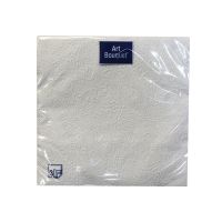 Салфетки 330х330 мм 3-сл., диз. "Серебро Барокко", сереб., бум., 16 шт/упак "Bouquet" 12 упак/кор РОССИЯ 37545