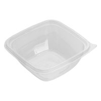 Контейнер квадрат 126х126х50мм, 375 мл, прозрачный