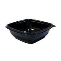 Контейнер 625 мл, квадратный, 160х160х53,5мм, чёрный