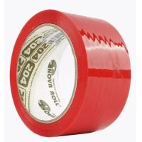 Клейкая лента 48мм х 66м, 43 мкм, красн., 6 рул/упак "Novaroll" 36 рул/кор РОССИЯ 0120-436X