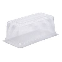 Упаковка для торта [крышка] 280х150х109[257х112х104] мм, прозр., ОПС, 160 шт/кор "Комус" 160 шт/упак РОССИЯ Т-2512К