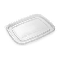 Крышка к контейнеру 196х157х9,3 мм, прозр., ПП, 50 шт/упак "ПолиЭр" 100 шт/кор РОССИЯ К-2016К