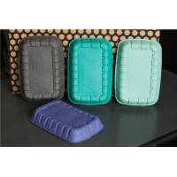 Лоток пищевой 240х160х37 мм, роз., пул-карт., 180 шт/кор 180 шт/упак РОССИЯ 105 розовый