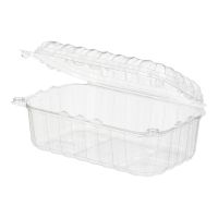 Контейнер 580 мл 1-секц. 188х118х75 мм, неразъем.крышка, прозр., ПЭТ, 360 шт/кор "Комус" 360 шт/упак РОССИЯ РКП-500