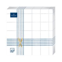 Салфетки 330х330 мм 3-сл., диз. "Столовая скатерть 2", разноцв., бум., 20 шт/упак "Bouquet" 12 упак/кор РОССИЯ 57282