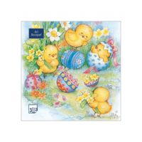 Салфетки 330х330 мм 3-сл., диз. "Пасхальные игры", разноцв., бум., 20 шт/упак "Bouquet" 12 упак/кор РОССИЯ 57330