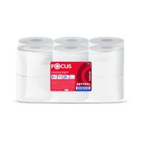 Бумага туалетная для диспенсеров 3-сл. "Focus" Jumbo Premium, бел., 120 м 1 рул/упак 12 рул/кор РОССИЯ 5077831