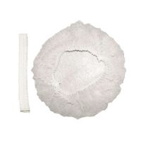 Шапочка "Шарлотта" с двойной резинкой, бел., неткан. мат-л, 100 шт/упак 10 упак/кор РОССИЯ 402-937/402-693/403-969