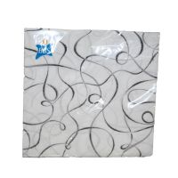 Салфетки 400х400 мм 3-сл., диз. "Серпантин", разноцв., бум., 20 шт/упак "BBS" 24 упак/кор ИТАЛИЯ 033964