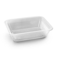 Контейнер под запайку 730 мл, 1-секц. 187х137х45 мм, прозр. ПП, 50 шт/упак "ПолиЭр" 400 шт/кор РОССИЯ К-187*137*45 ПРУ прозр.