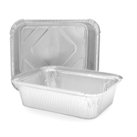 Форма алюминиевая 1-секц. 1900 мл 262x189x55 мм, без крышки, алюм., 50 шт/упак 500 шт/кор РОССИЯ 410-023