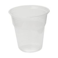 Стакан одноразовый 100 мл для холодных напитков, полупрозрачный, 12 шт/упак
