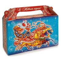 Коробка для кондит. изделий 175х70х140 мм, диз. "Вихрь", без окна, неразъем.крышка, разноцв, карт., 300 шт/кор 300 шт/упак РОССИЯ