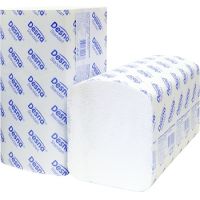 Полотенца бумажные для диспенсеров 230х230 мм 1-сл. V-сложен., бел., 200 лист/упак "Desna" Standart 15 упак/кор РОССИЯ 42058