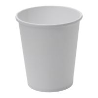 Одноразовый стакан для холодного и горячего, 0.18л, верхний d 73мм нижний d 50мм, h 81мм, белый, однослойный, картон