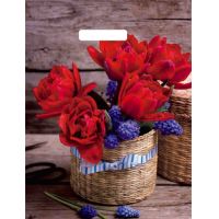 Пакет 310х400 мм, 60 мкм с проруб. ручками, диз. "Элисон", ПВД, 50 шт/упак 1 000 шт/кор РОССИЯ BYP51543