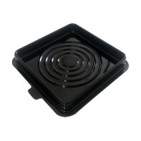 Упаковка для кондит. изделий [дно] 92х92х9 [70х70х9] мм, коричн., ПЭТ, 600 шт/кор 600 шт/упак РОССИЯ