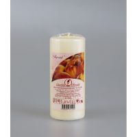 Свеча-пенек ароматиз. d50хh115 мм, Персик, бел. 25 шт/кор РОССИЯ 79419