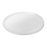 Крышка для контейнера под пресервы и мёд, d=223мм, полупрозрачная, ПП