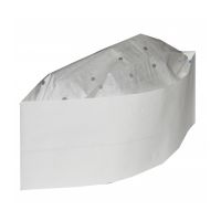 Пилотка бумажная 27,5х8,5 см, бел., 100 шт/упак 10 упак/кор РОССИЯ -