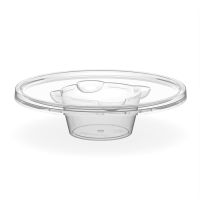 Крышка для соусника [d112хh31] мм, прозр., ПП, 800 шт/кор "Перинт" 800 шт/упак РОССИЯ Крышка 112 (С) прозр.