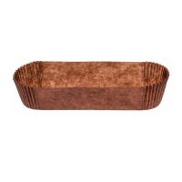 Розетка кондитерская [овал] 28х78х25 мм, коричн., бум., 1000 шт/упак 8 упак/кор РОССИЯ OV4 - BR