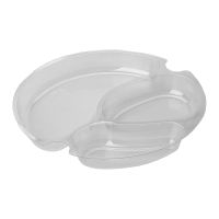 Менажница 100[50+30+20] мл 3-секц. d172хh20 мм, прозр., ПЭТ, 300 шт/кор "ПолиЭр" 300 шт/упак РОССИЯ СПК-171