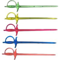 Пика 70 мм, диз. "Шпага", цвет в ассорт., ПС, 500 шт/упак 15 упак/кор РОССИЯ -