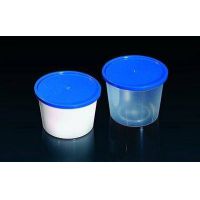 Контейнер под пресервы и мёд, 500мл,"ведро" d=112мм, h=79мм, белый, ПП