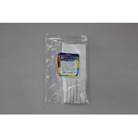 Нож одноразовый 165 мм, бел., ПС, 24 шт/упак "МИСТЕРИЯ" 1 200 шт/кор РОССИЯ 185010