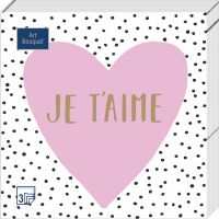 Салфетки 330х330 мм 3-сл., диз. "Я тебя люблю", разноцв., бум., 20 шт/упак "Bouquet" 12 упак/кор РОССИЯ 37638